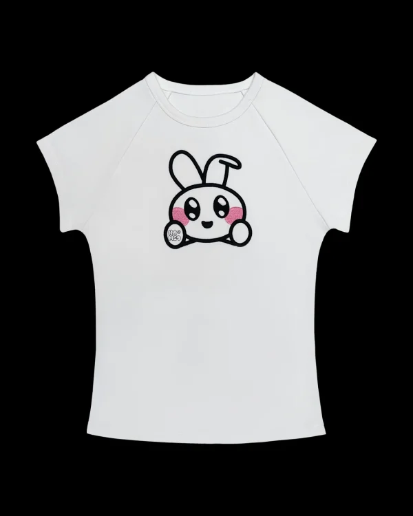 BUNNY EMBROIDERY BABY TEE