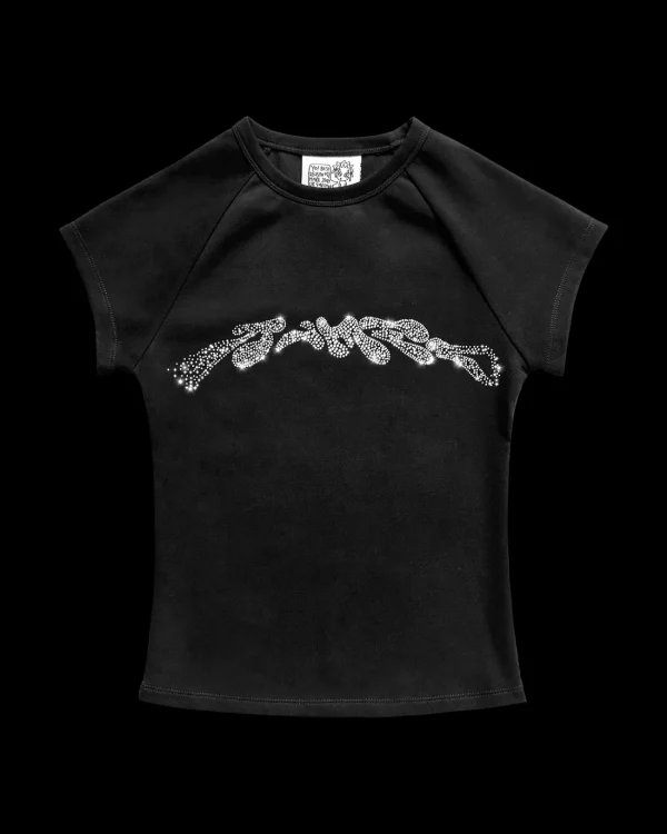 DIGI MASCOT RHINESTONE BABY TEE