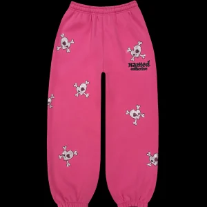 FATAL RHINESTONE SWEATPANTS PINK