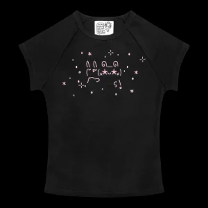 MALFUNCTION BABY TEE BLACK