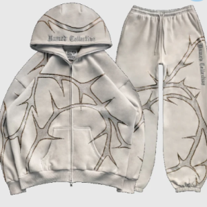 Named Collective Thorn Rhinestone Bone Tracksuit