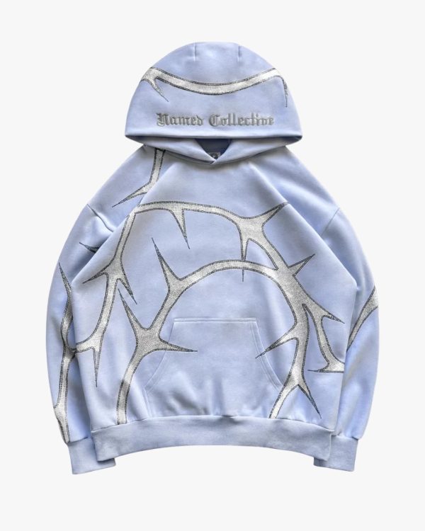 Named Collective Thorn Rhinestone Iced Blue Tracksuit